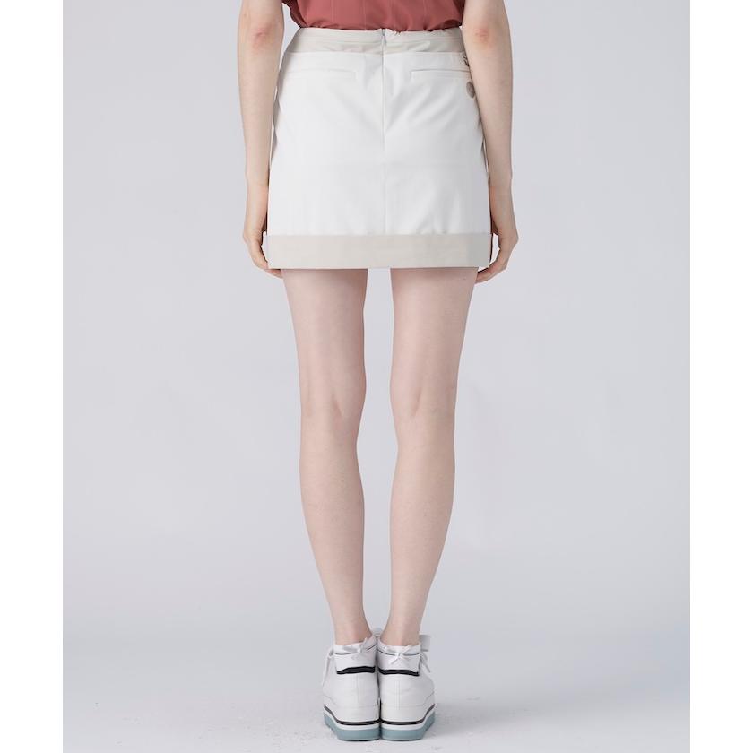 ランバンスポール　UVストレッチスカート　Lホワイト LANVIN SPORT（ランバンスポール） 公式 ランバン スポール スカート