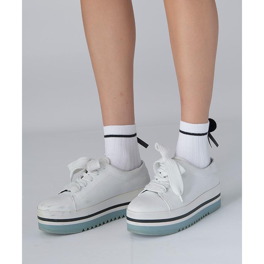 LANVIN SPORT 公式 ランバン スポール ボンボン付きレギュラー丈