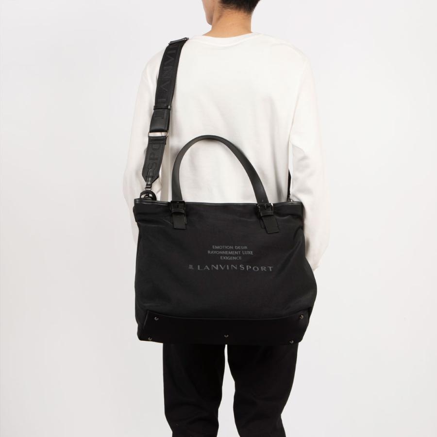 LANVIN SPORT 公式 ランバン スポール トートバック メンズ