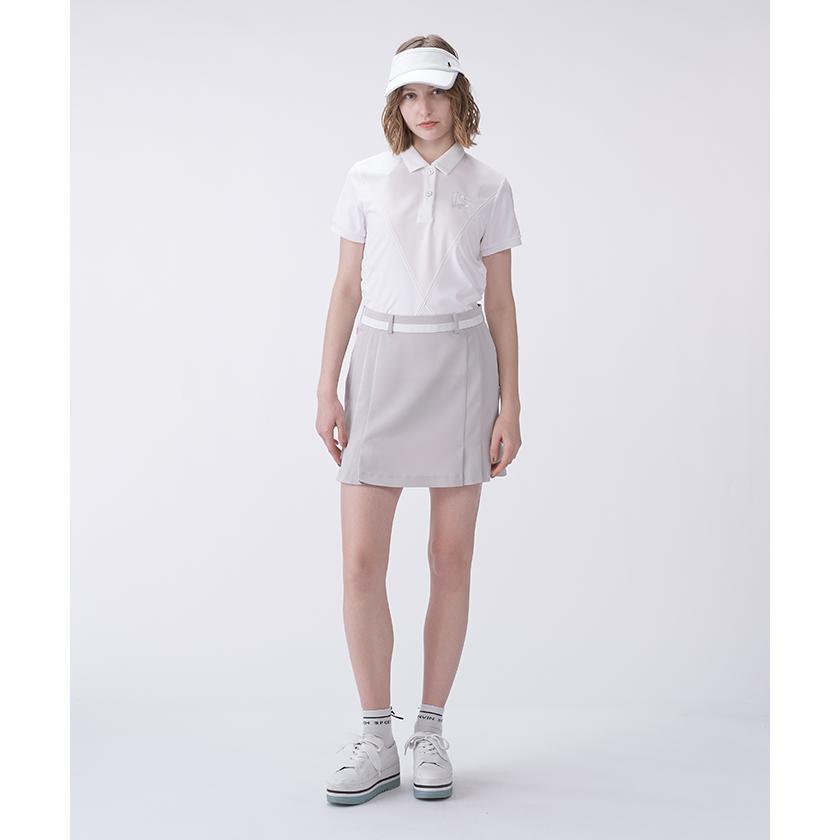 極美品　 ホワイト ポロシャツ サイズ40 ランバン　スポール　レディース　Ｌ LANVIN SPORT（ランバンスポール） 公式 ランバン スポール LANVIN