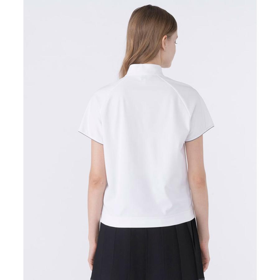 未来　新品ランバンスポール　モックネックL　白　定価19800円　裏微起毛 LANVIN SPORT（ランバンスポール） ランバン スポール 【公式