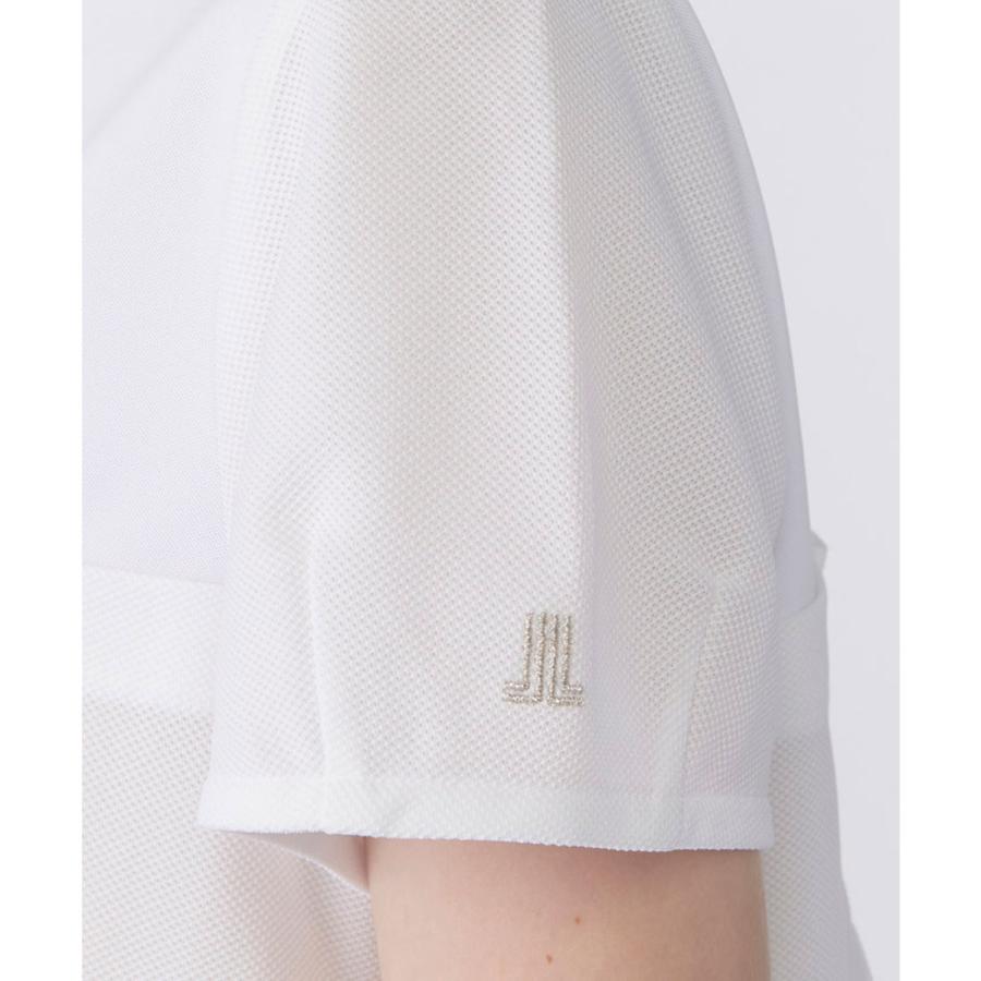 公式 ランバン スポール LANVIN SPORT ブロッキングAライン半袖シャツ レディース  吸汗 UV ポロシャツ ゴルフ VG6SHS56L 26SSの画像