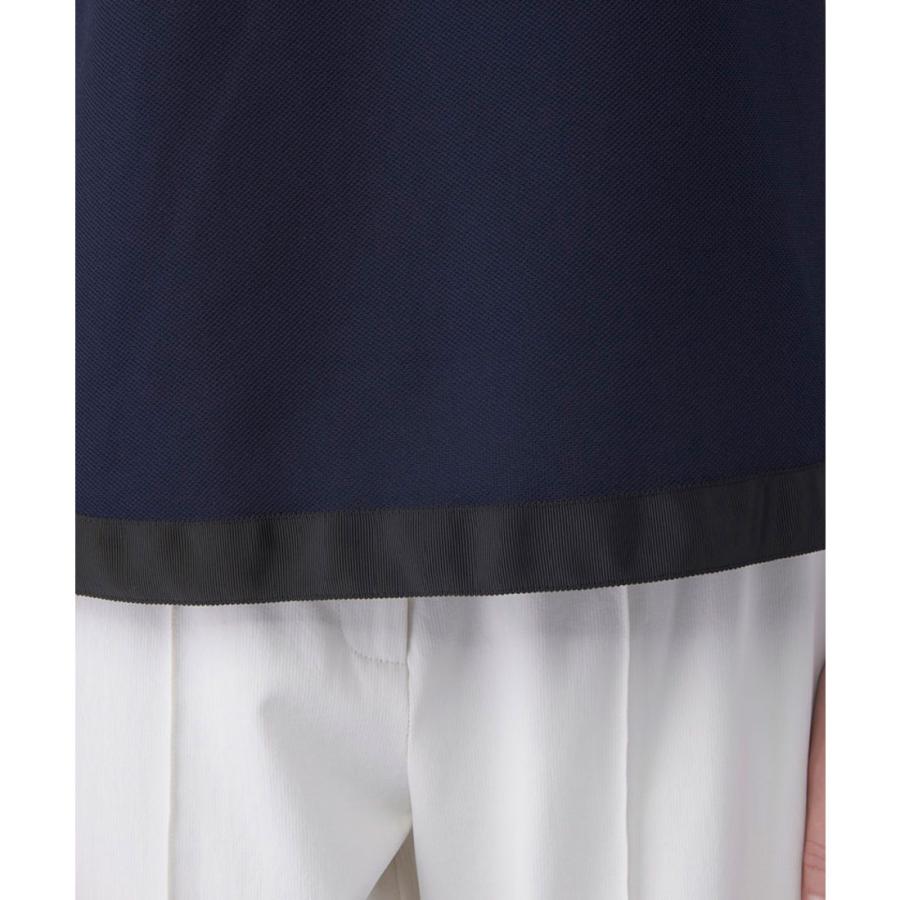 公式 ランバン スポール LANVIN SPORT ブロッキングAライン半袖シャツ レディース  吸汗 UV ポロシャツ ゴルフ VG6SHS56L 26SSの画像