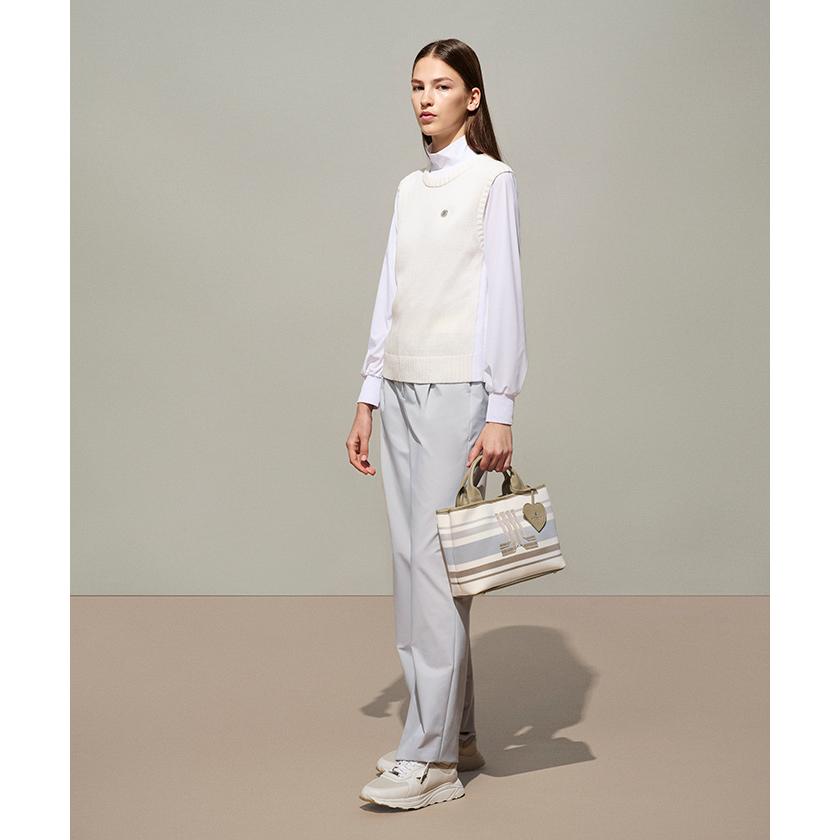 ランバンスポール LLサイズ　42 白　撥水　ツーウェイストレッチ　UV パンツ LANVIN SPORT（ランバンスポール） 公式 ワイドパンツ レディース はっ