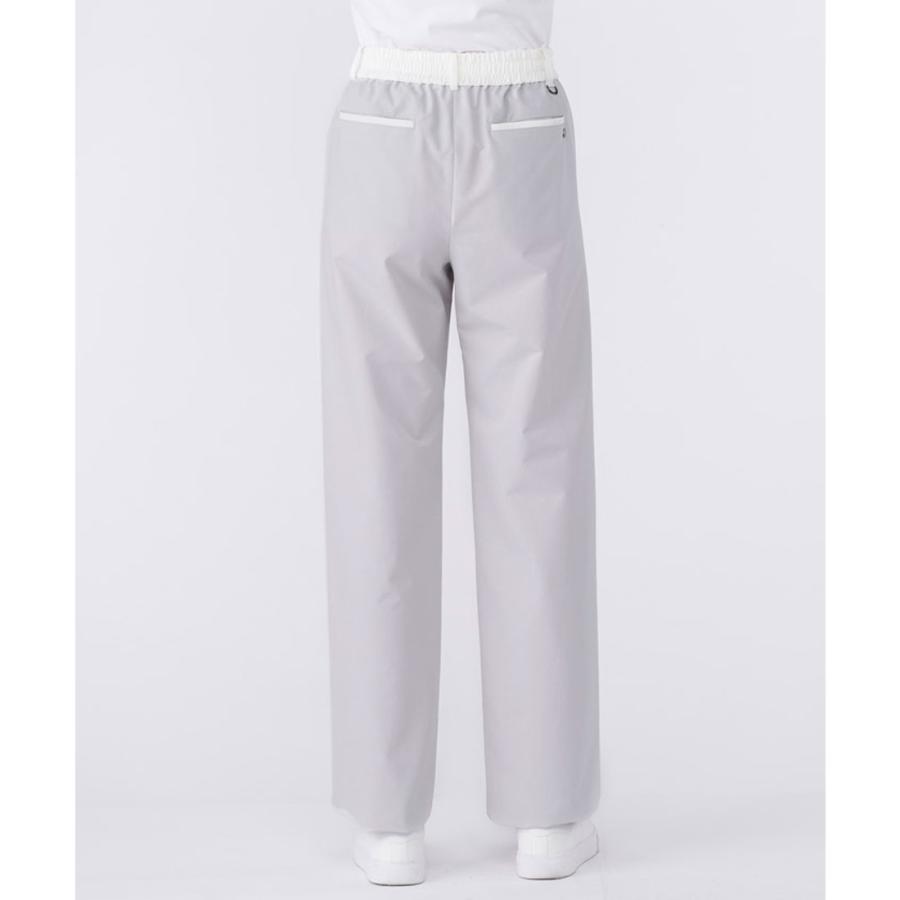 【新品未使用品】LANVIN スポール 撥水 Lサイズ アイボリー LANVIN SPORT（ランバンスポール） 公式 ワイドパンツ レディース はっ