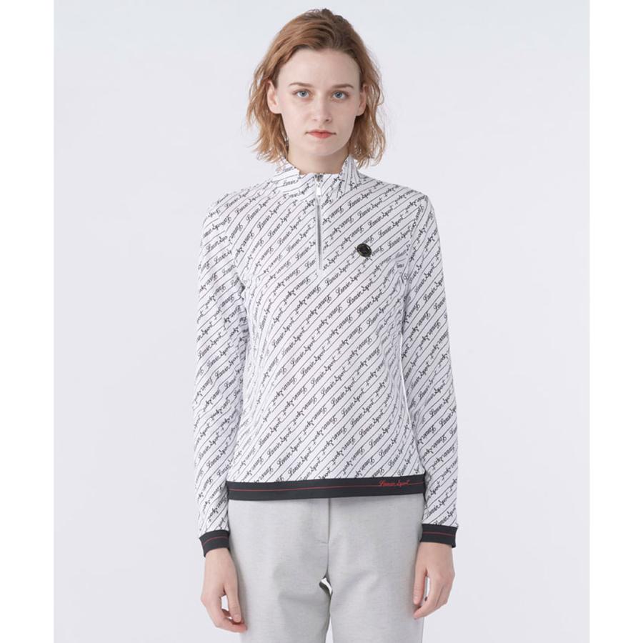 LANVIN SPORT（ランバンスポール） 公式 手書きロゴ長袖シャツ ハーフ
