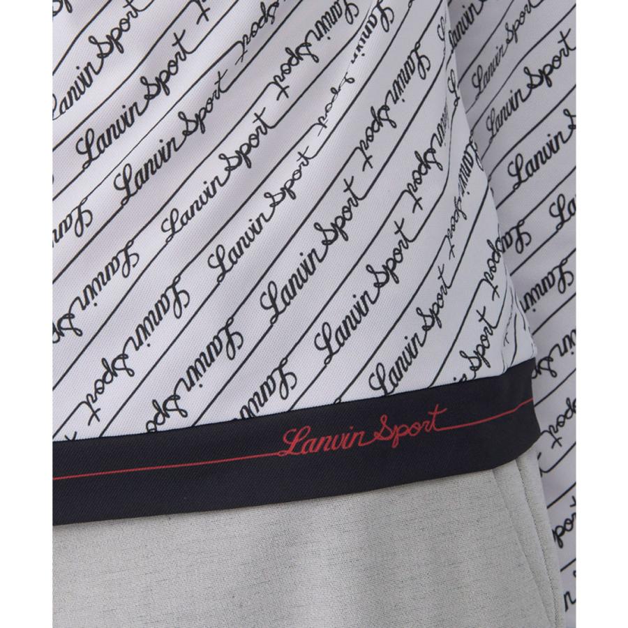 LANVIN SPORT（ランバンスポール） 公式 手書きロゴ長袖シャツ ハーフ