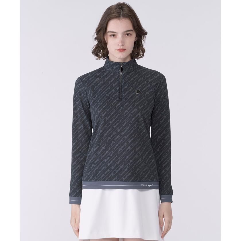 LANVIN SPORT（ランバンスポール） 公式 手書きロゴ長袖シャツ ハーフ