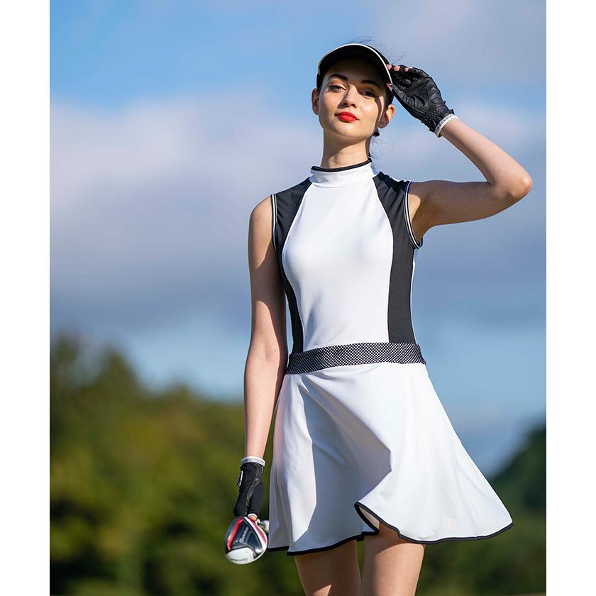 セール SALE ランバン スポール 公式 レディース ウェア ワンピース VLT799139L ジャックバニー レディース 撥水 フルジップブルゾン (ナイロンストレッチ) / ゴルフ アウター / 263-2120106 100_レッ I1194798518(11440円)