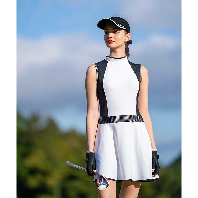 セール SALE ランバン スポール 公式 レディース ウェア ワンピース VLT799139L ジャックバニー レディース 撥水 フルジップブルゾン (ナイロンストレッチ) / ゴルフ アウター / 263-2120106 100_レッ I1194798518(11440円)