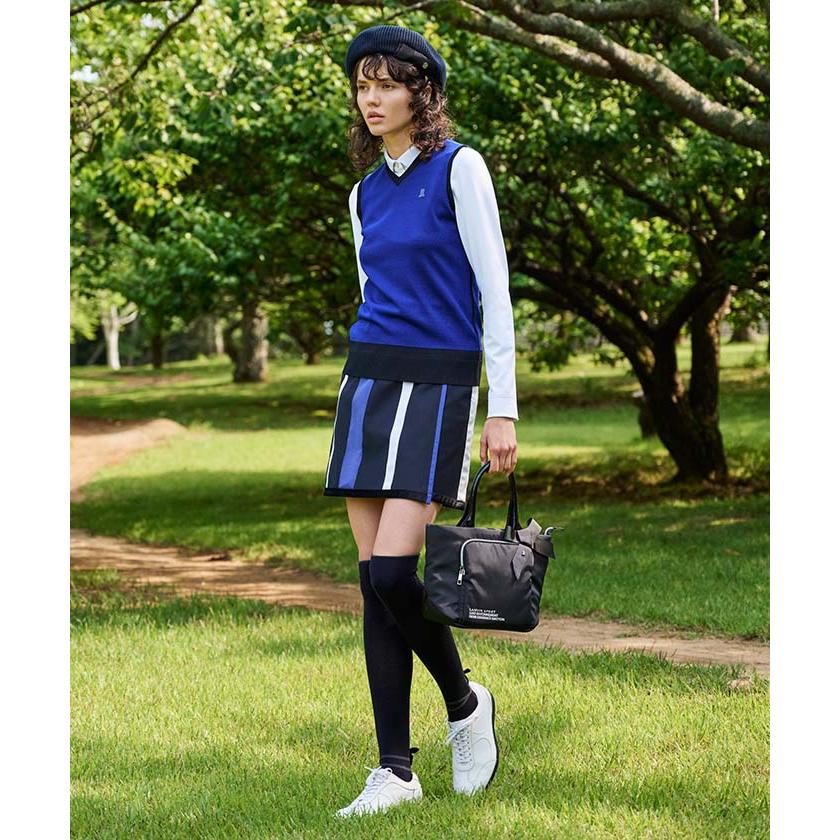 新品/完売品/デサント　ランバン スポール カートバッグ レディース ゴルフ 黒 新品/完売品/デサント ランバン スポール カートバッグ