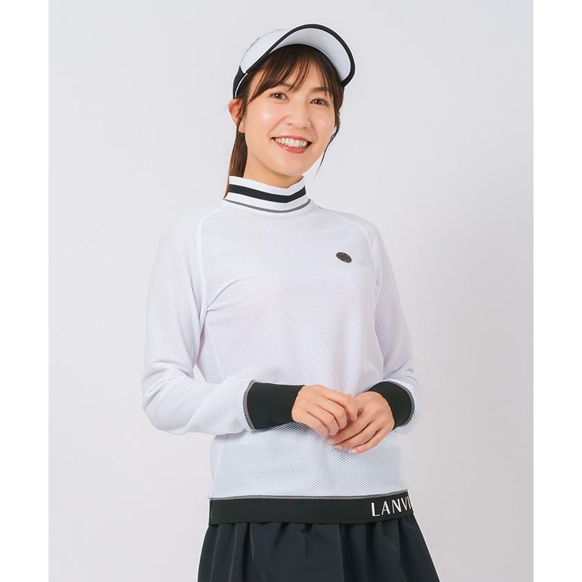 P15倍 11月4日まで SALE 公式 ランバン スポール モックネック 長袖  