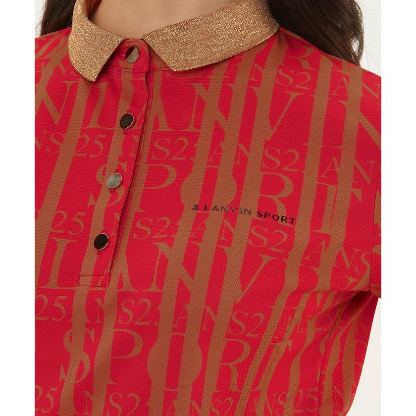 公式 ランバン スポール ポロシャツ レディース ゴルフ ウェア VLW1521X3 23FW 