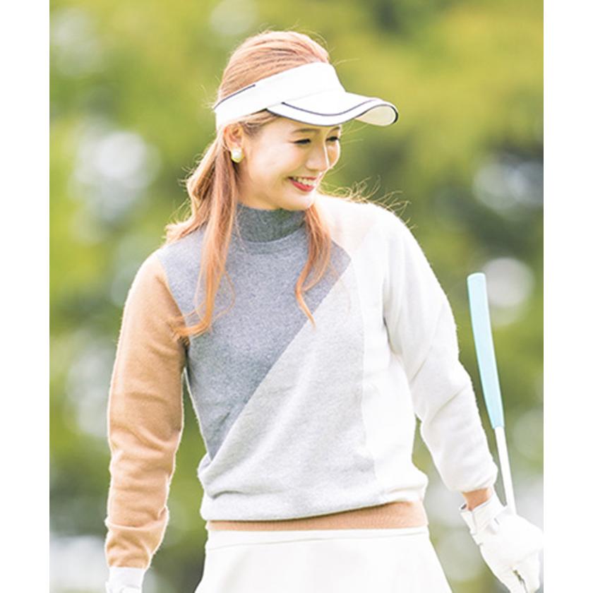 ランバンゴルフ冬物トップス セーターベージュ42 新品