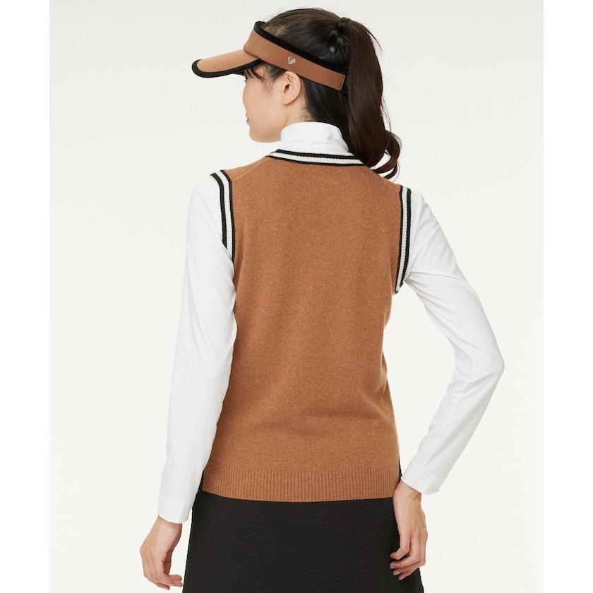 LANVIN SPORT ランバン スポール ダウンベスト パープル 38 LANVIN SPORT ランバン スポール ダウンベスト パープル 38