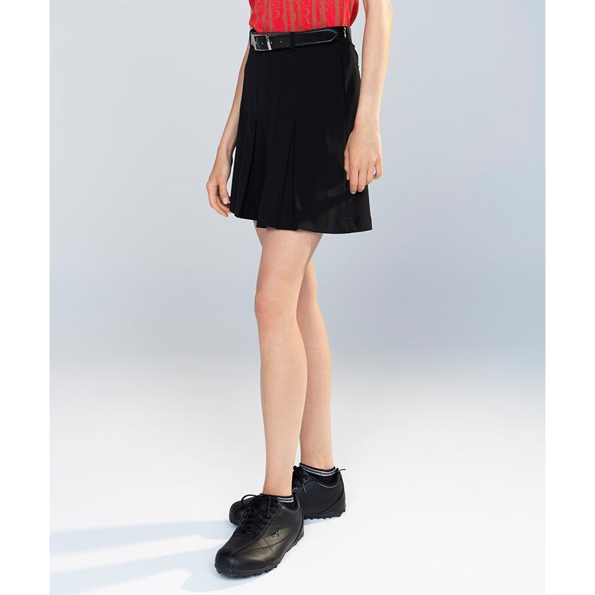 SALE 公式 ランバン スポール プリーツスカート 43cm丈 レディース  