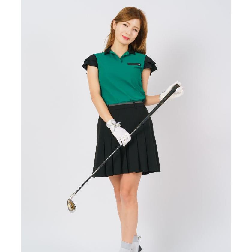 SALE 公式 ランバン スポール プリーツスカート 43cm丈 レディース  