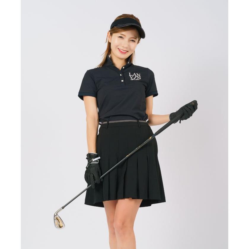 SALE 公式 ランバン スポール プリーツスカート 43cm丈 レディース  