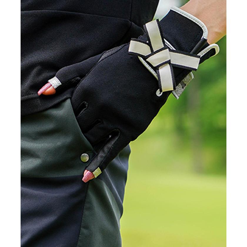 LANVIN SPORT 公式 ランバン スポール 指先オープングローブ LANVIN SPORT 公式 ランバン スポール 指先オープングローブ