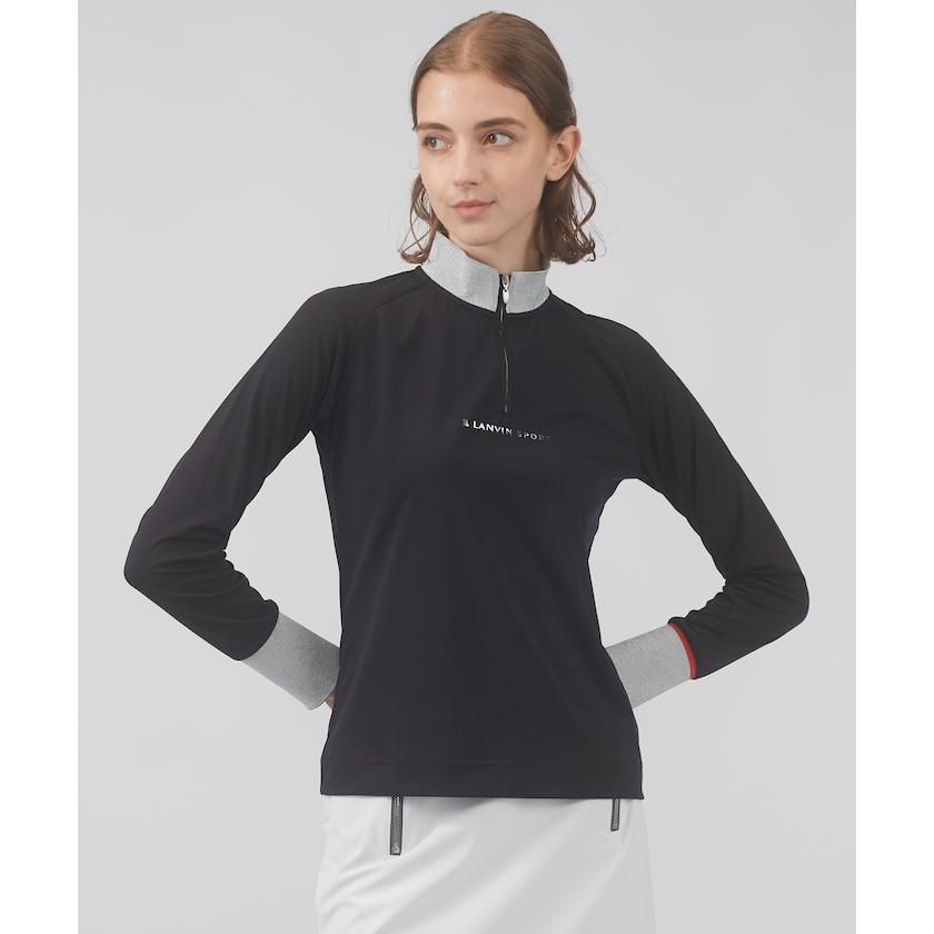 LANVIN - 美品【LANVINSPORT】ランバンスポール42 長袖 ジップ ゴルフ 新品 XL 42 ランバンスポールLANVINSPORT 長袖 ゴルフ シャツ