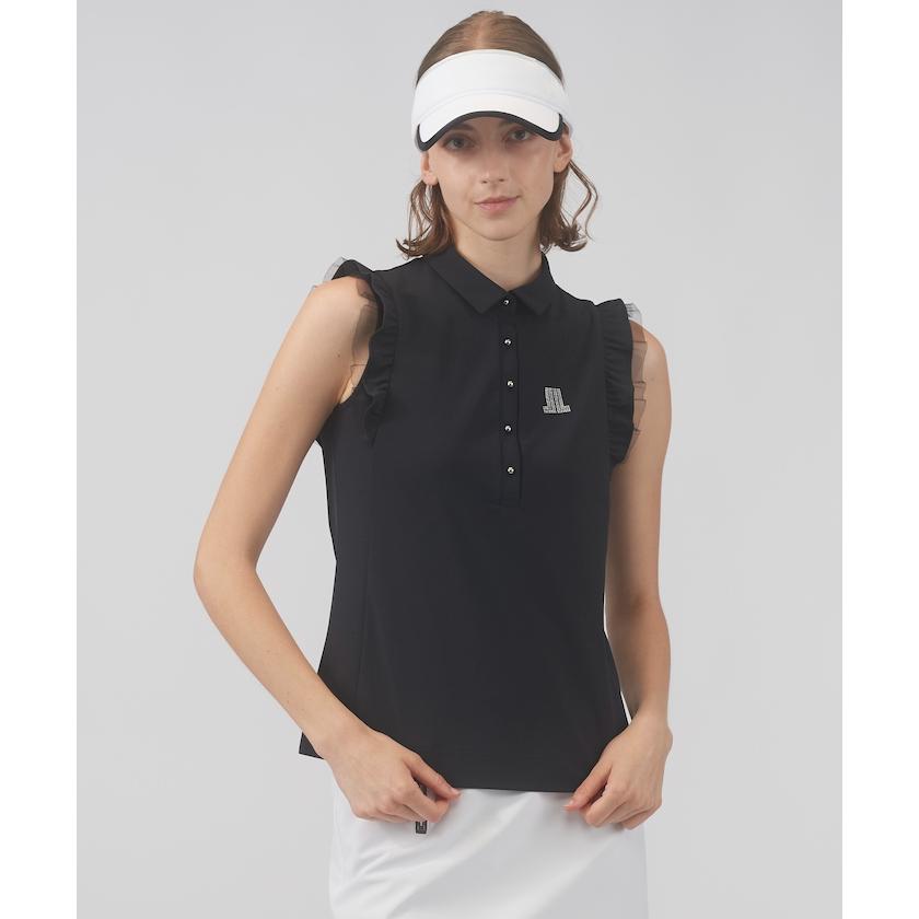 LANVIN SPORT 公式 ランバン スポール フリルノースリーブシャツ LANVIN SPORT 公式 ランバン スポール フリルノースリーブシャツ