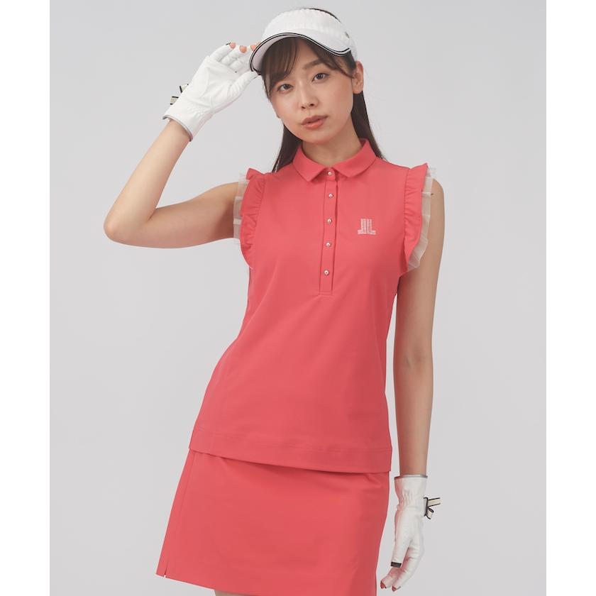 LANVIN SPORT 公式 ランバン スポール フリルノースリーブシャツ LANVIN SPORT 公式 ランバン スポール フリルノースリーブシャツ