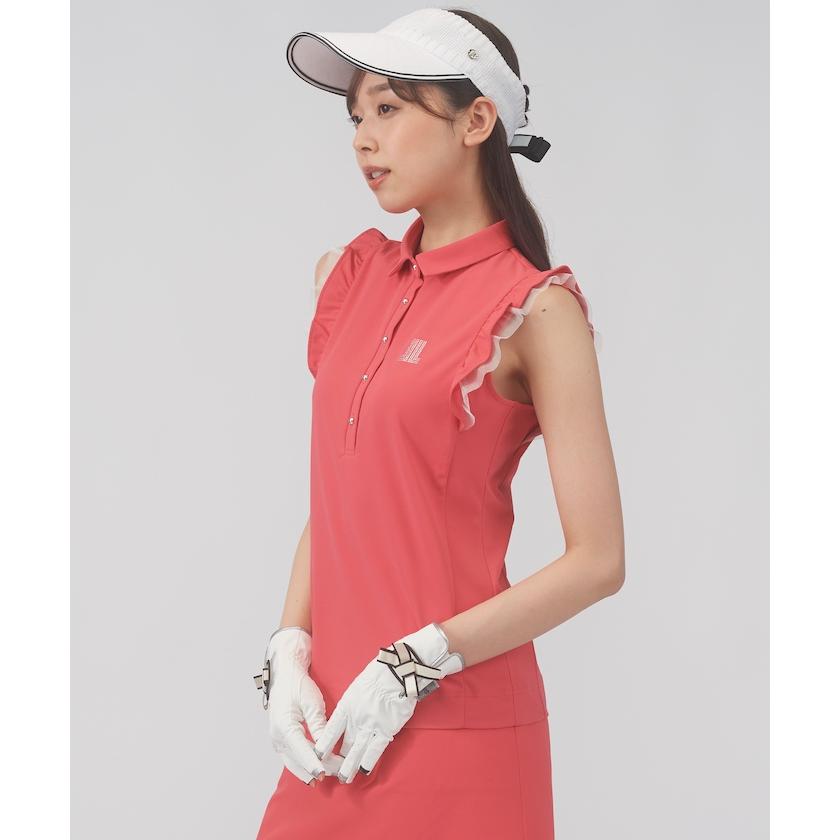 LANVIN SPORT 公式 ランバン スポール フリルノースリーブシャツ LANVIN SPORT 公式 ランバン スポール フリルノースリーブシャツ