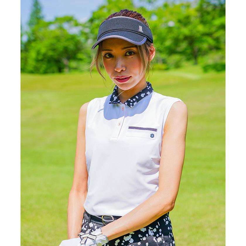 LANVIN ノースリーブポロシャツ