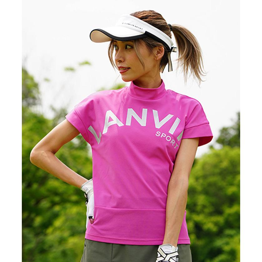 美品 ランバンスポール ゴルフ ポロシャツ ピンク 系 サイズ38 美品 ランバンスポール ゴルフ ポロシャツ ピンク 系 サイズ38