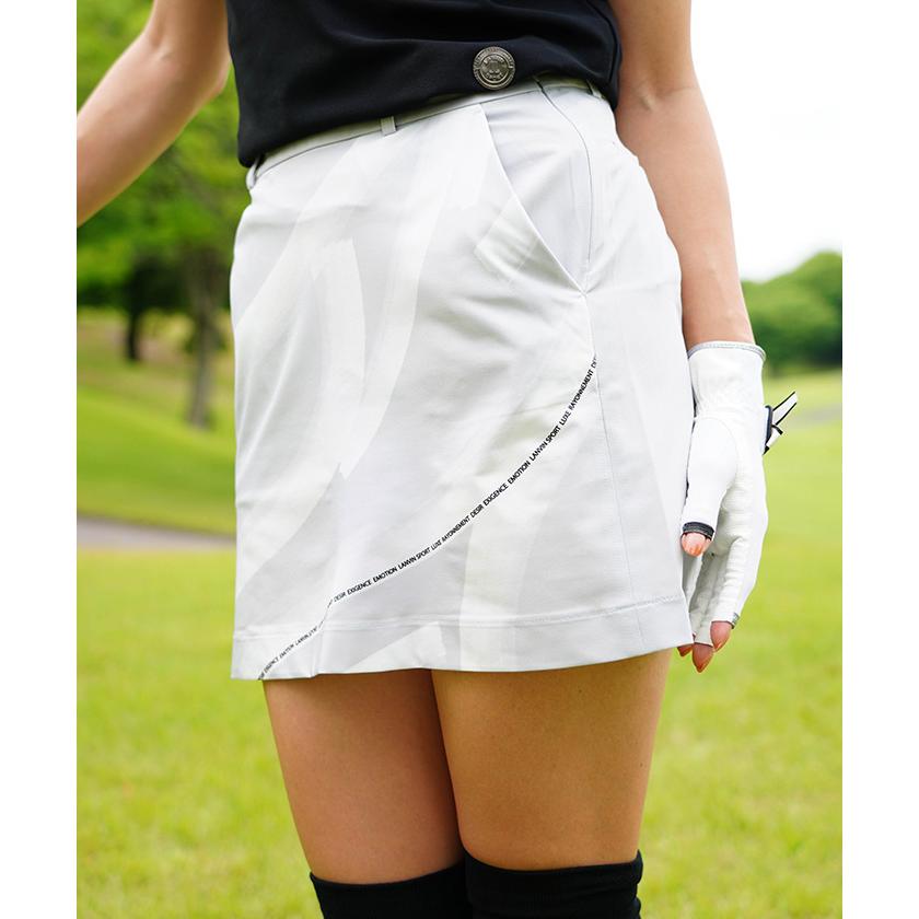 LANVIN SPORT レディーススカート ホワイト/ブラック 新品タグ付き LANVIN SPORT レディーススカート ホワイト/ブラック 新品タグ付き