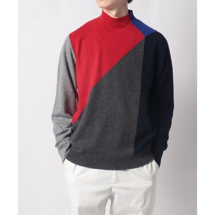 セール SALE 公式 ランバン スポール カシミヤ 2WAYセーター メンズ 