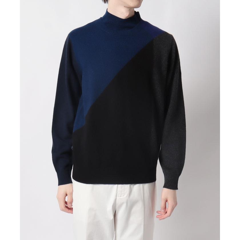 セール SALE 公式 ランバン スポール カシミヤ 2WAYセーター メンズ 