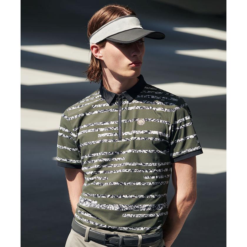 ランバンスポール ゴルフ ポロシャツ ブラック サイズ40 LANVIN SPORT 公式 ランバン スポール 半袖ポロシャツ メンズ