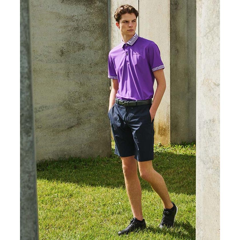 ランバンスポール ゴルフ ポロシャツ ブラック サイズ40 LANVIN SPORT 公式 ランバン スポール 半袖ポロシャツ メンズ