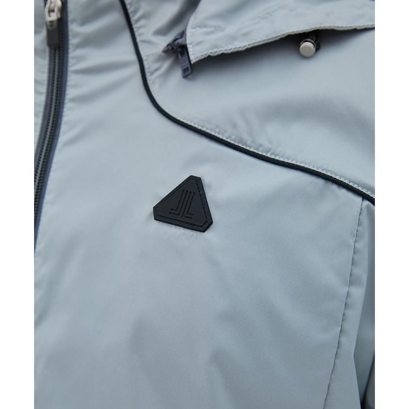 【ランバンスポール】2WAY 人気ラバーロゴ 長袖ゴルフ中綿ブルゾンジャケットL LANVIN SPORT セール SALE 公式 ランバン スポール ジャケット