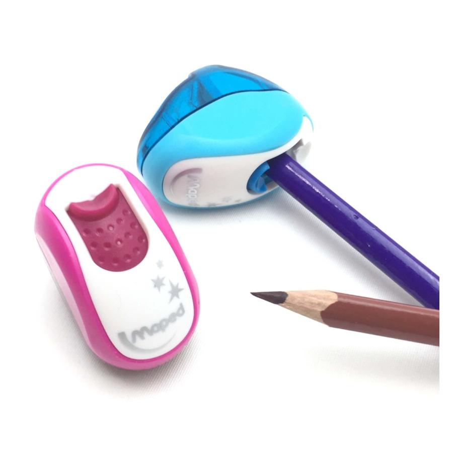 ショップ ブレイブ フリーキー 乾電池式電動鉛筆削り ブルー Sk 1658 B ソニック Materialworldblog Com