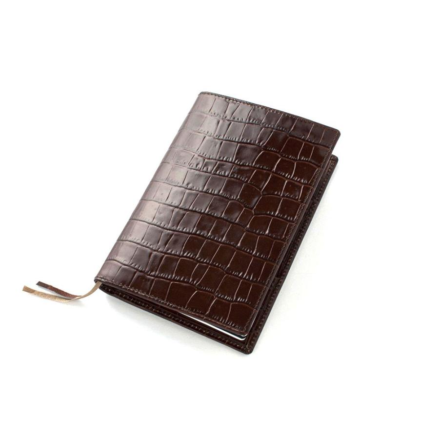 X47】 Timer Premium A6 タイマー プレミアム カウハイド クロコ型押し