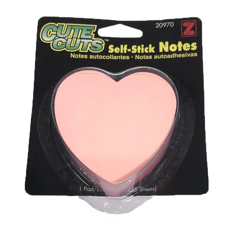 Z】ゼット セルフスティックノート ハート 付箋 20970 Outlet : DESCO