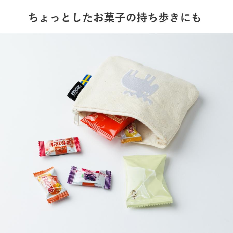moz（モズ） 帆布 ポーチ 小物入れ 小さめ ティッシュポーチ ポケット