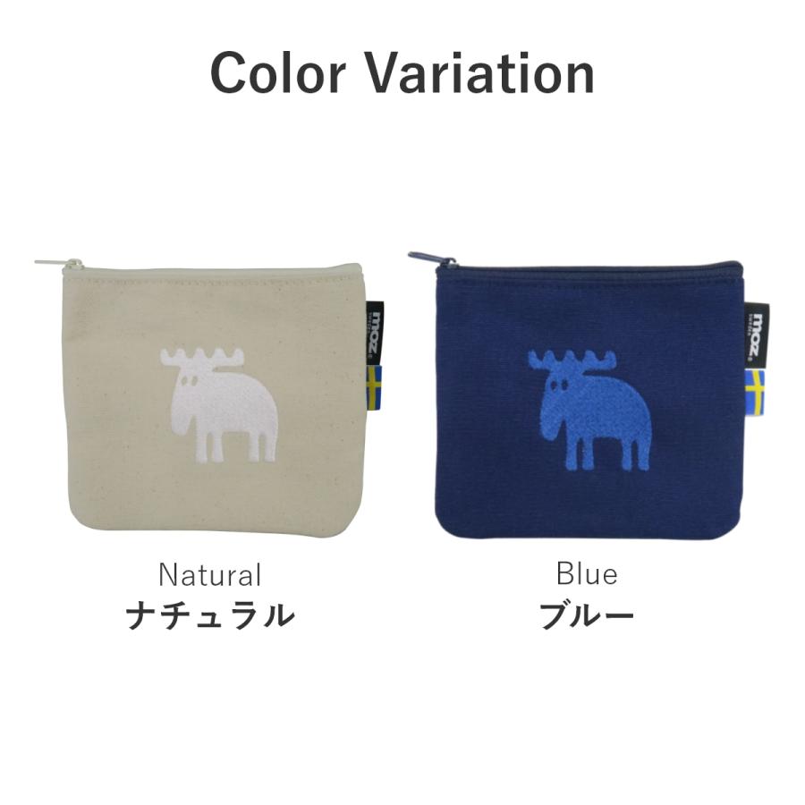 moz（モズ） 帆布 ポーチ 小物入れ 小さめ ティッシュポーチ ポケット