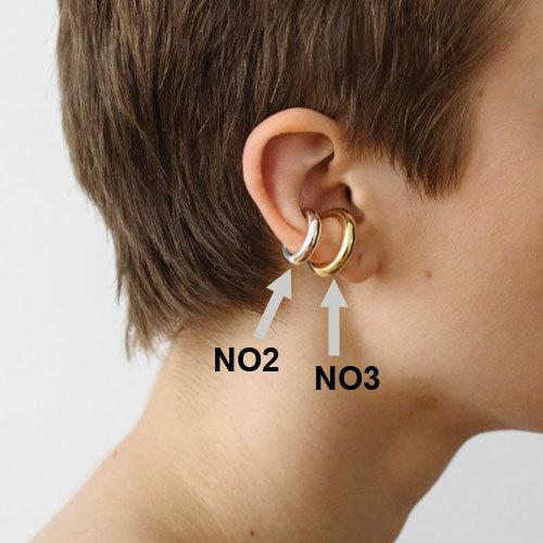 SASKIA DIEZ（サスキアディツ） BOLD EARCUFF NO3 イヤーカフ シルバー