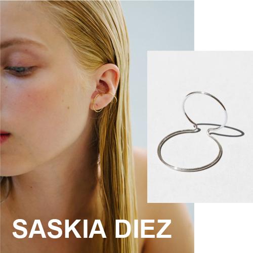 SASKIA DIEZ（サスキアディツ） WIRE DOUBLE EARCUFF ワイヤー