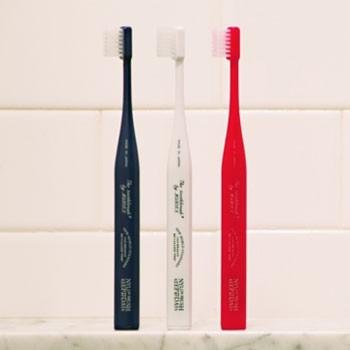 3本セットで100円OFF THE TOOTHBRUSH by MISOKA 自立する 歯ブラシ 歯磨き 3本セット RED/WHITE/NAVY｜designers-labo-jp｜02
