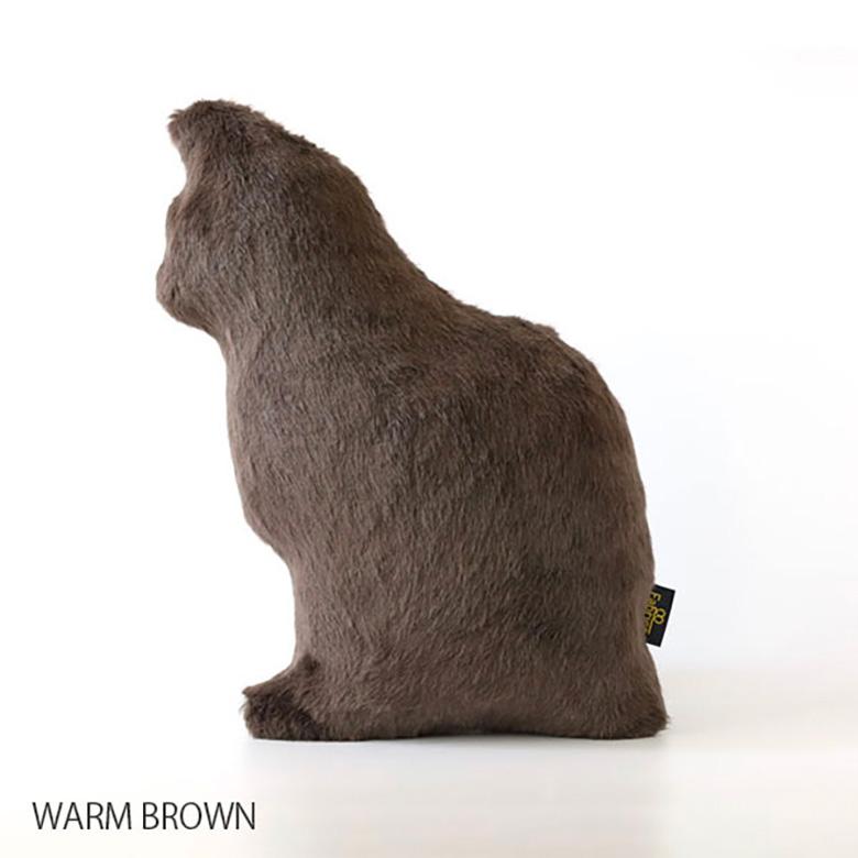 ふわふわの猫型クッション Fabrico NEKO ぬいぐるみ ねこ