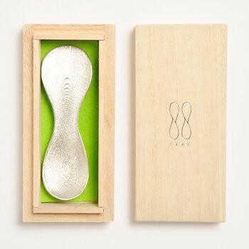 能作 NOUSAKU スプーン LEAF リーフ 自在に曲がる錫のカトラリー