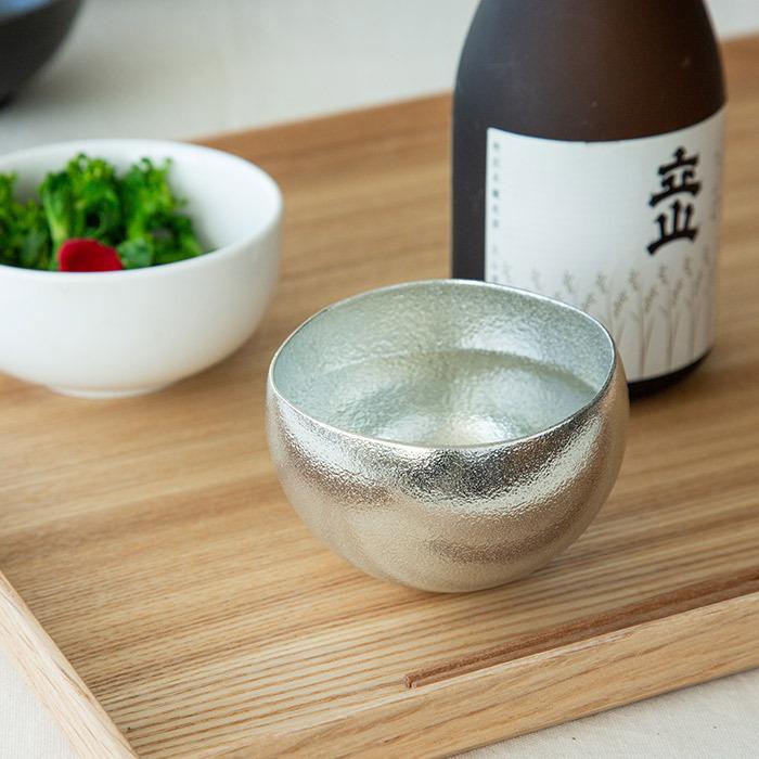 能作 ゆらゆら揺れる錫100％の器 ボウル 鉢 大 Kuzushi - Yure 酒器