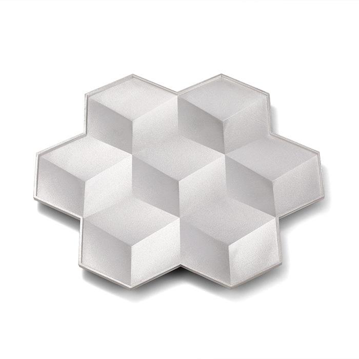 錫100％のお皿 雪の結晶 Lサイズ トレー プレート Snowflakes-L 能作 ギフト 贈り物 内祝い クリスマスの画像