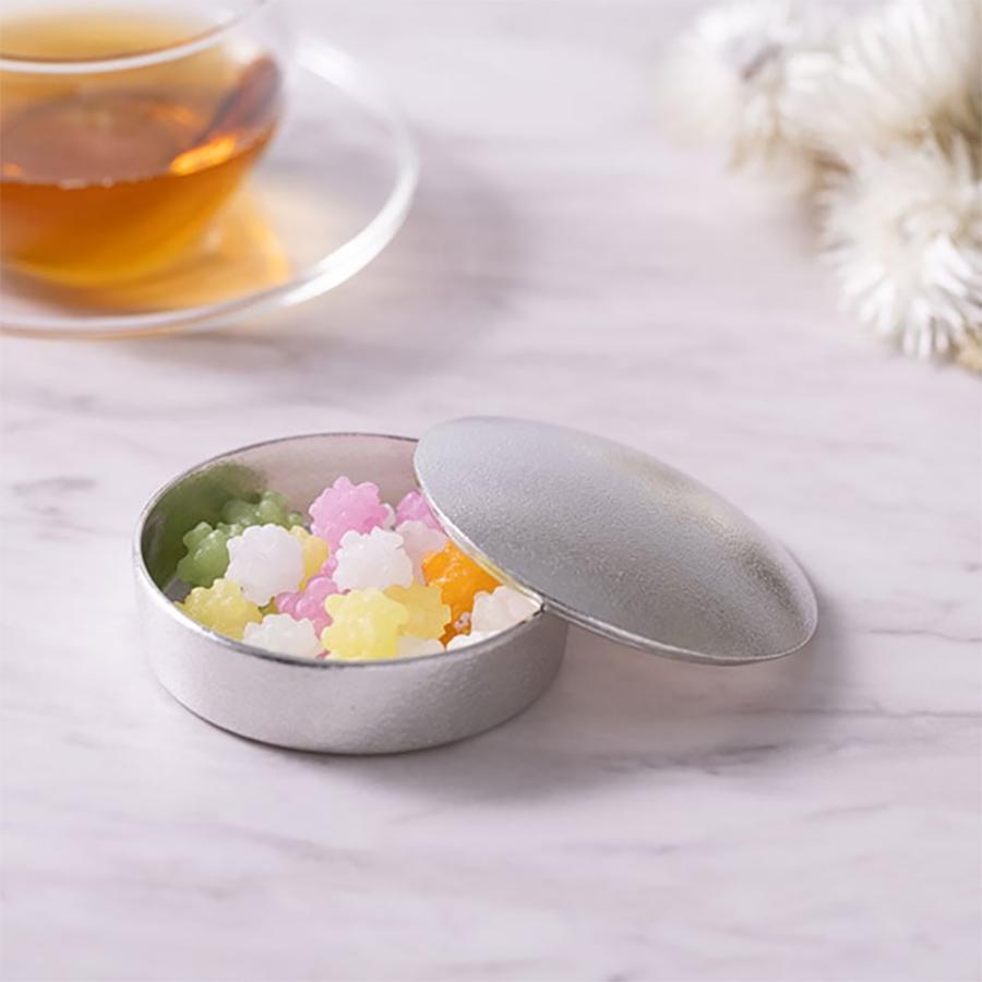 能作 錫のボンボニエール お菓子入れ アクセサリートレイ 日本製