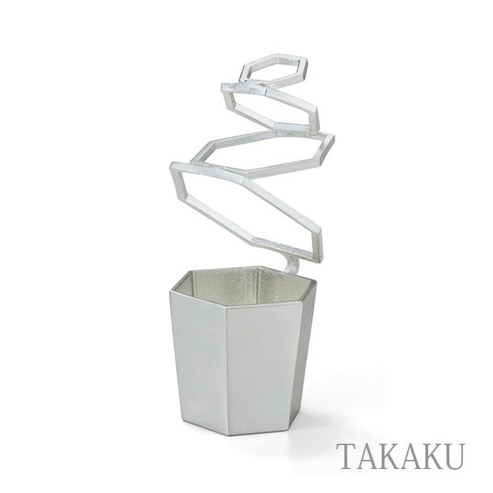 変形できる一輪挿し フラワーベース 錫 HOOP 能作 花器 花びん