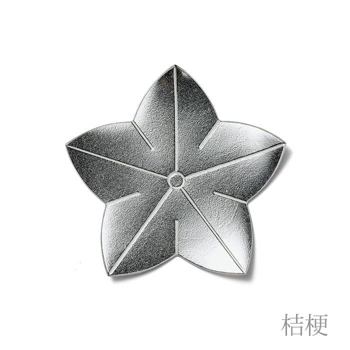 能作 錫の小皿6枚 ギフトセット フラワートレー 桜 梅 桔梗 コスモス 蓮 ダリア_3
